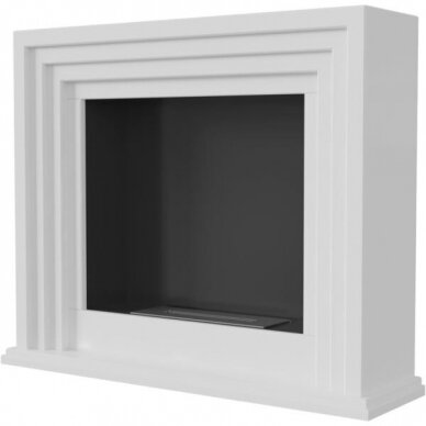 KRATKI QUAERERE WHITE free standing bioethanol fireplace 3