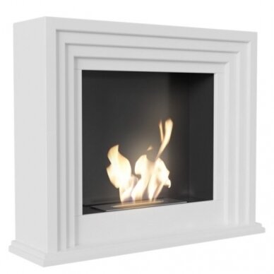 KRATKI QUAERERE WHITE free standing bioethanol fireplace 1