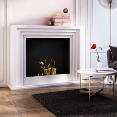 KRATKI QUAERERE WHITE free standing bioethanol fireplace