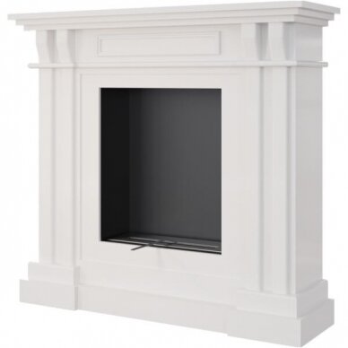 KRATKI SCORPIO WHITE free standing bioethanol fireplace 1