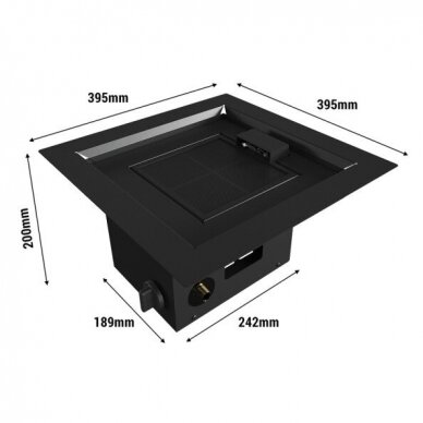 KRATKI SIERRA AQF 01 outdoor gas fireplace 2