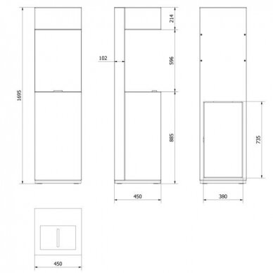 KRATKI SIERRA AQF02 газовый напольный камин 4