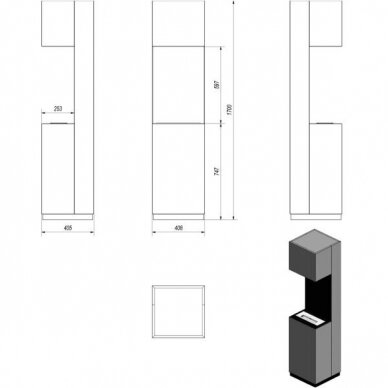 KRATKI SIERRA BLACK free standing biofireplace 4