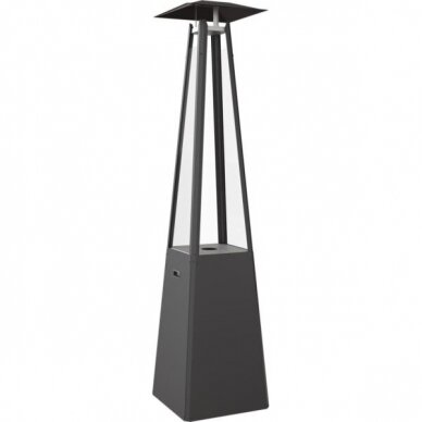 KRATKI UMBRELLA BLACK outdoor gas fireplace 1