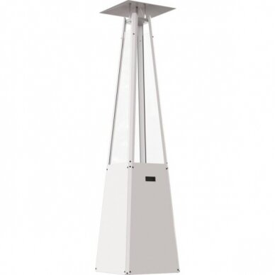 KRATKI UMBRELLA WHITE outdoor gas fireplace 1