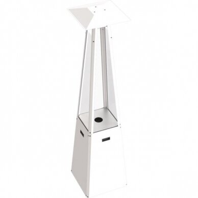 KRATKI UMBRELLA WHITE outdoor gas fireplace 2