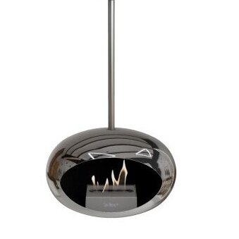 LE FEU SILVER SKY 120 ceiling mounted bioethanol fireplace