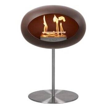 LE FEU MOCCA GROUND STEEL LOW 50 free standing biofireplace (Kopija)