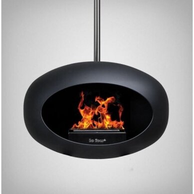 LE FEU BLACK SKY 140 ceiling mounted bioethanol fireplace