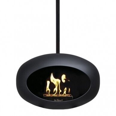 LE FEU BLACK SKY 140 BLACK ceiling mounted bioethanol fireplace