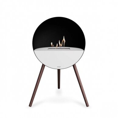 LE FEU EYE WHITE-WHITE-SMOKED free standing biofireplace