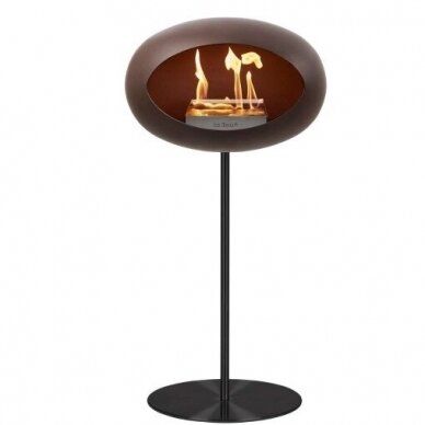 LE FEU GROUND MOCCA STEEL HIGH 80 переносной биокамин