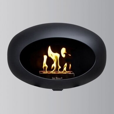 LE FEU WALL BLACK bioethanol fireplace wall-mounted