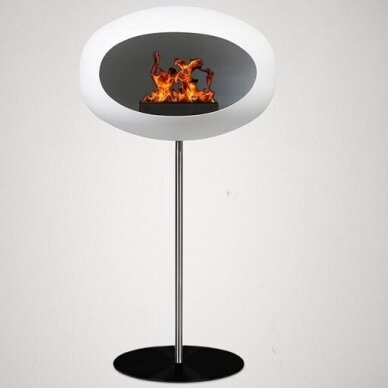 LE FEU WHITE GROND STEEL HIGH 80 переносной биокамин