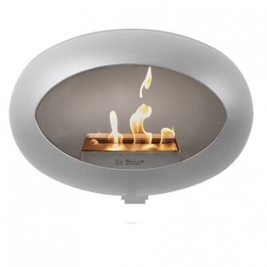 LE FEU WALL NICKEL bioethanol fireplace wall-mounted