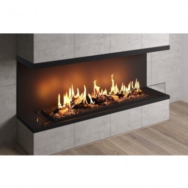 NEVERDARK CHALET-II 950 automatic bioethanol built-in fireplace 2