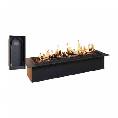 NEVERDARK CHALET-II 950 automatic bioethanol built-in fireplace