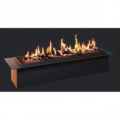 NEVERDARK CHALET-II 950 automatic bioethanol built-in fireplace 1