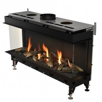 PLANIKA VALENTINO 1000 THREE SIDED gas fireplace