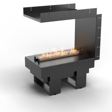 PLANIKA COOL FLAME 500 SEE-TROUGH FIREPLACE электрокамин встраиваемый 2