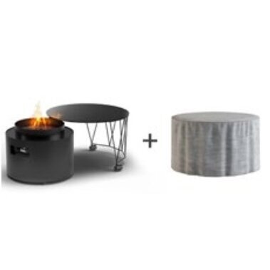 PLANIKA DRUM outdoor gas fireplace