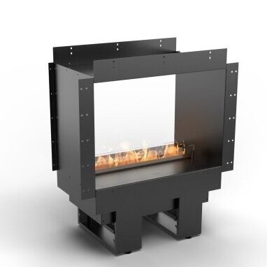 PLANIKA COOL FLAME 500 SEE-TROUGH FIREPLACE iebūvējamais elektriskais kamīns