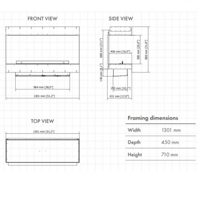 PLANIKA FORMA 1200TS FLA3 990 biokamin sisseehitatav 5