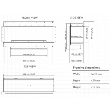 PLANIKA FORMA 1500 FLA3 1190 biokamin sisseehitatav 5