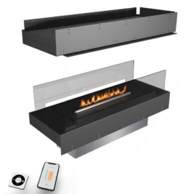 PLANIKA FORMA 1500 ISLAND FLA3 1190 automatic bioethanol built-in fireplace