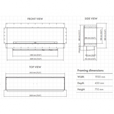 PLANIKA FORMA 1800 FLA3 1490 biokamin sisseehitatav 5