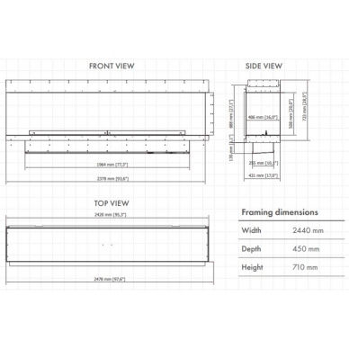 PLANIKA FORMA 2300LC FLA3 1990 biokamin sisseehitatav 5