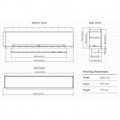 PLANIKA FORMA 2300RC FLA3 1990 biokamin sisseehitatav 5