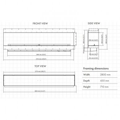 PLANIKA FORMA 2700LC FLA3 2490 biokamin sisseehitatav 5