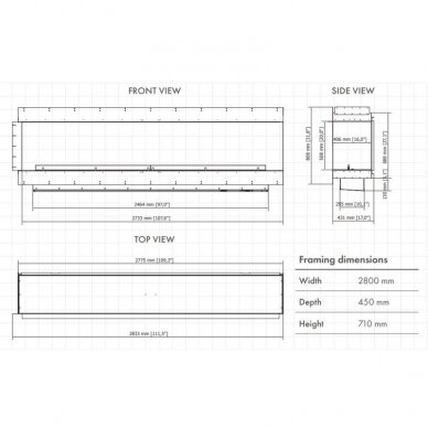 PLANIKA FORMA 2700RC FLA3 2490 biokamin sisseehitatav 5