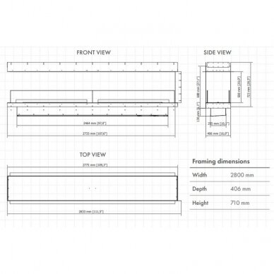 PLANIKA FORMA 2700RD FLA3 2490 automatinis biožidinys įmontuojamas 5