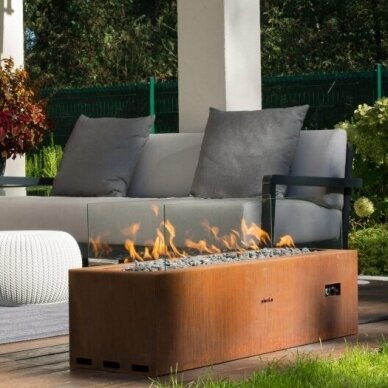 PLANIKA GALIO CORTEN MANUAL газовый напольный камин 1