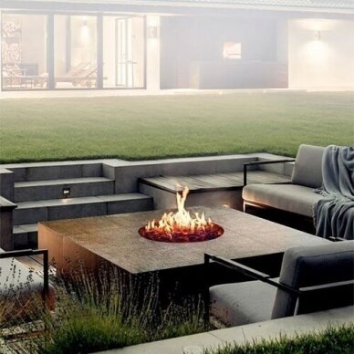 PLANIKA GALIO STAR INSERT AUTOMATIC outdoor gas fireplace