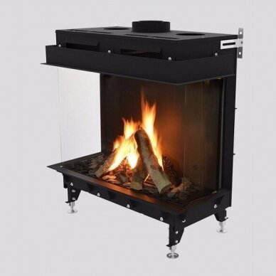 PLANIKA MONROE THREE SIDED gas fireplace