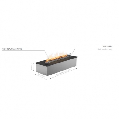 PLANIKA PRIME FIRE 700 automatic bioethanol fireplace burner 2