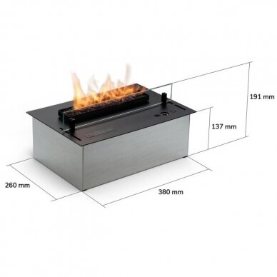 PLANIKA SENSO BURNER bioethanol fireplace burner 1