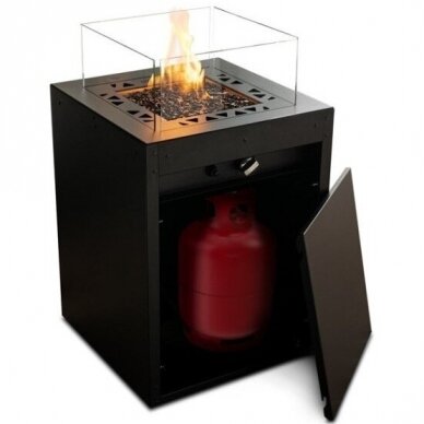 PLANIKA SQUARE outdoor gas fireplace 1