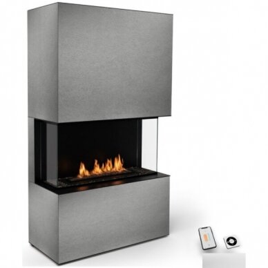 PLANIKA STONE GRIS free standing bioethanol fireplace