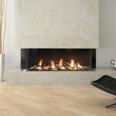 PLANIKA VALENTINO 1000 THREE SIDED gas fireplace 1