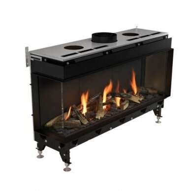 PLANIKA VALENTINO LEFT CORNER 1000 gas fireplace