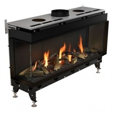 PLANIKA VALENTINO LEFT CORNER 1300 gas fireplace