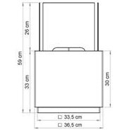 SAFRETTI CUBE B1 pastatomas biožidinys 1