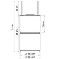 SAFRETTI CUBE B2 free standing biofireplace 1