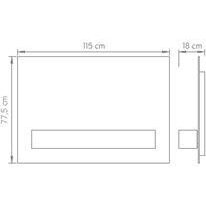 SAFRETTI RIVIERA DU GL bioethanol fireplace wall-mounted 1