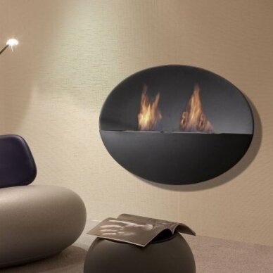 SAFRETTI PROMETHEUS OB bioethanol fireplace wall-mounted 1