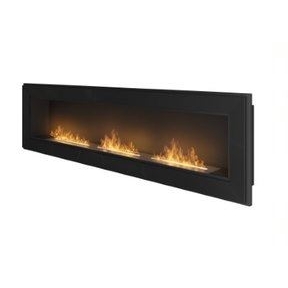 SIMPLEFIRE FRAME 1800 BLACK biožidinys įmontuojamas - pakabinamas